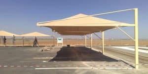 مظلات مواقف سيارات