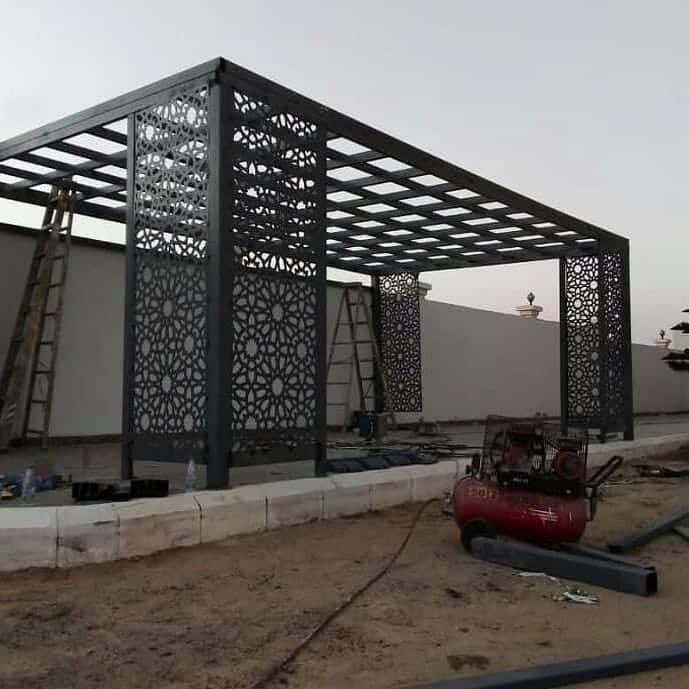 مظلات حديد بالرياض