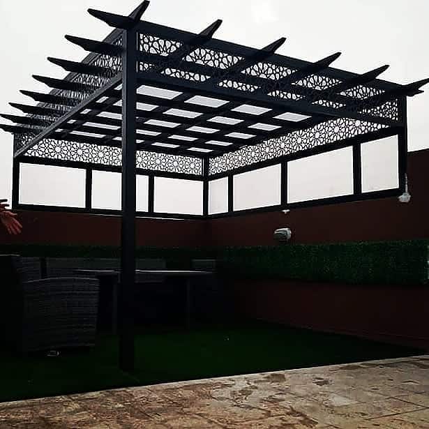 مظلات حديد بالرياض