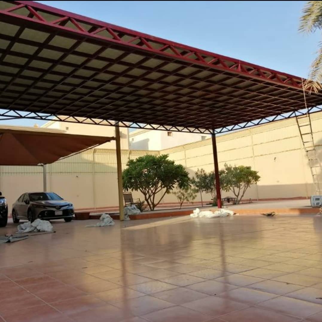 مظلات حديد بالرياض