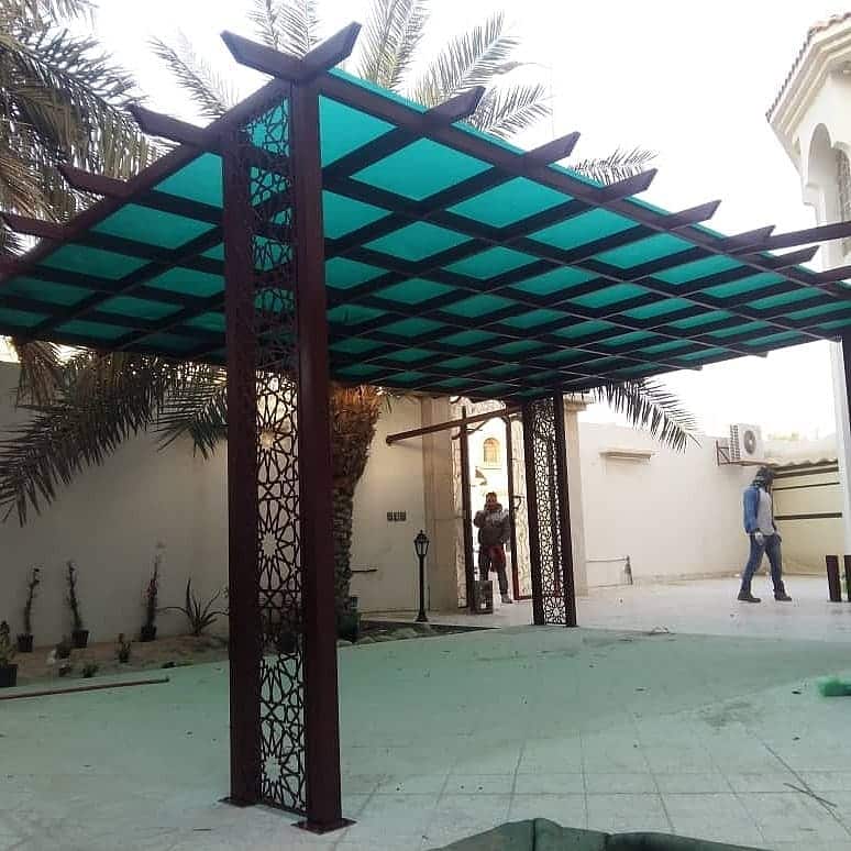 مظلات حديد بالرياض