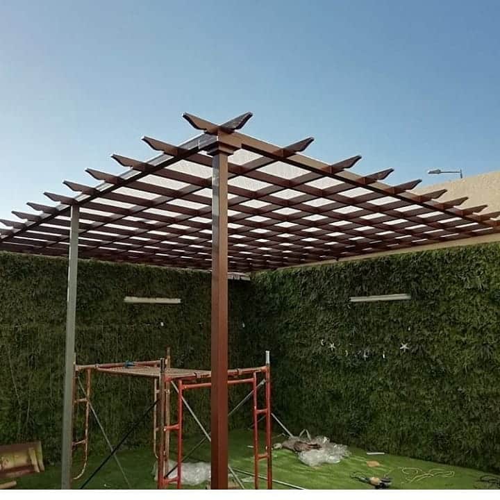 مظلات حديد بالرياض