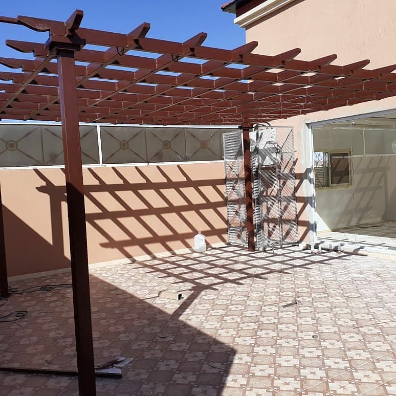 مظلات حديد بالرياض