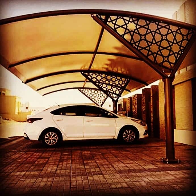 مظلات حديد بالرياض