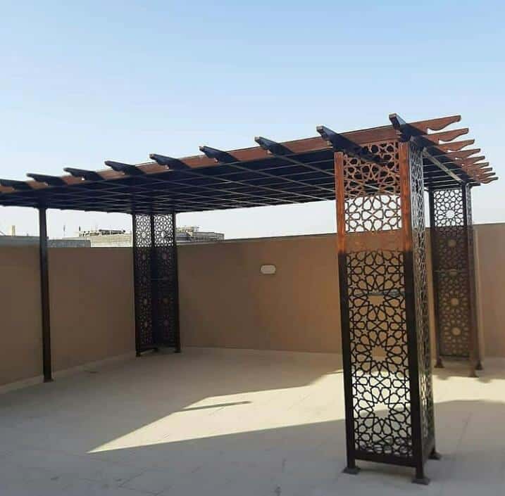 مظلات حديد بالرياض