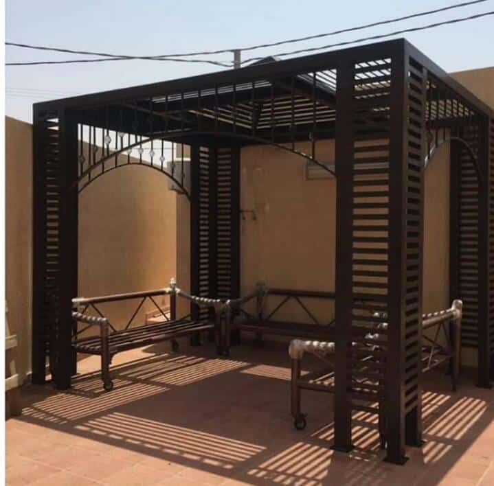 مظلات حديد بالرياض