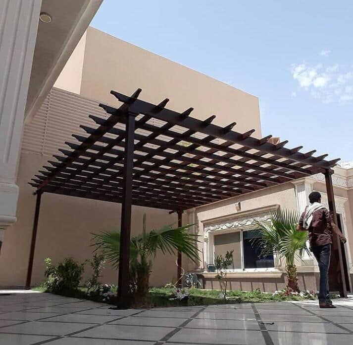 مظلات حديد بالرياض