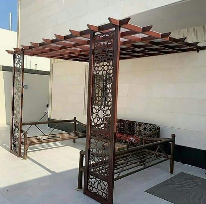 مظلات حديد بالرياض