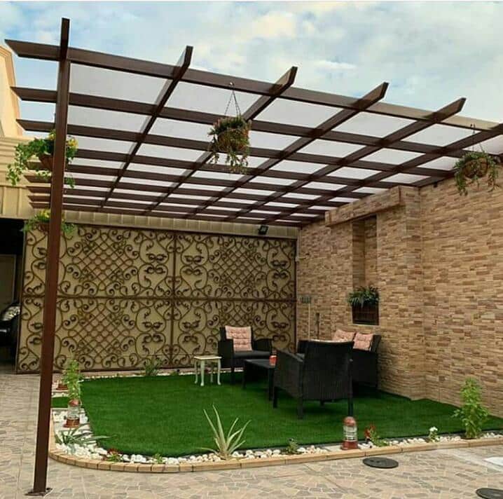 مظلات بيوت وحدائق