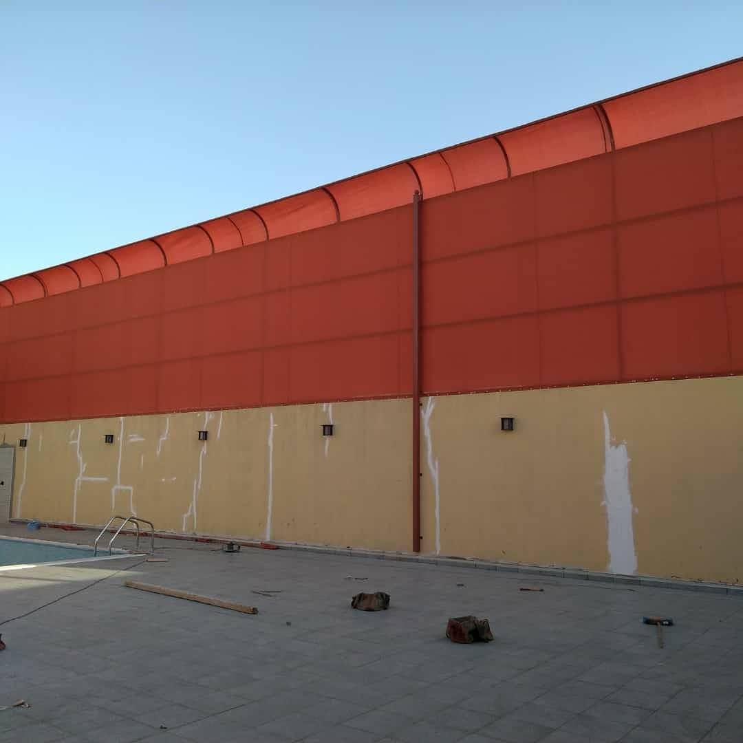 تركيب سواتر قماش