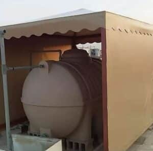 مظلات خزانات مياه بالرياض 