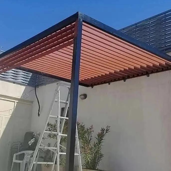 تركيب مظلات وجلسات خارجية حديثة لعام 2026حي القيروان