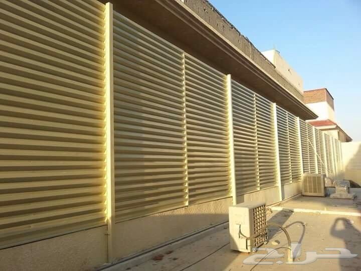 تركيب سواتر لأحواش الفلل والمنازل والاستراحات في حي لبن والخزامي بالرياض