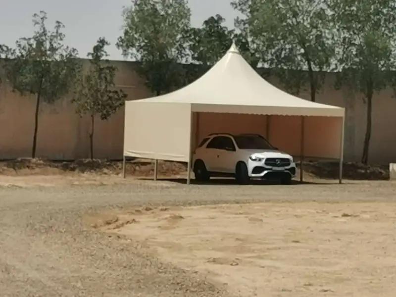 تركيب مظلات وجلسات خارجية حديثة لعام 2026حي القيروان