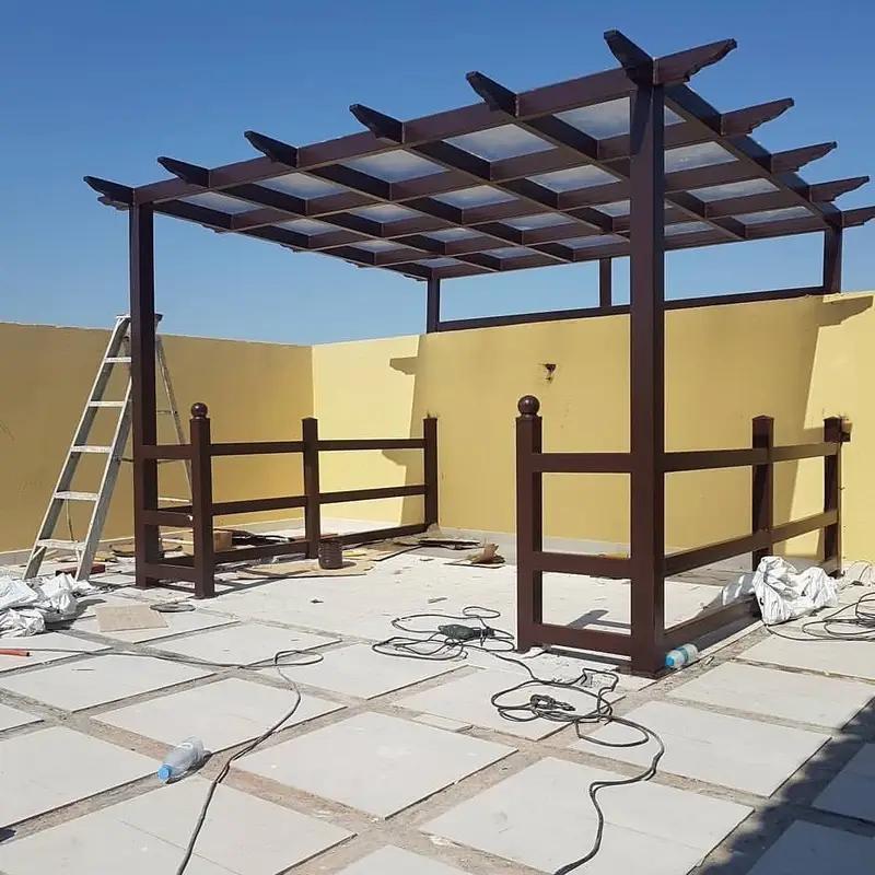 تركيب مظلات وجلسات خارجية حديثة لعام 2026حي القيروان