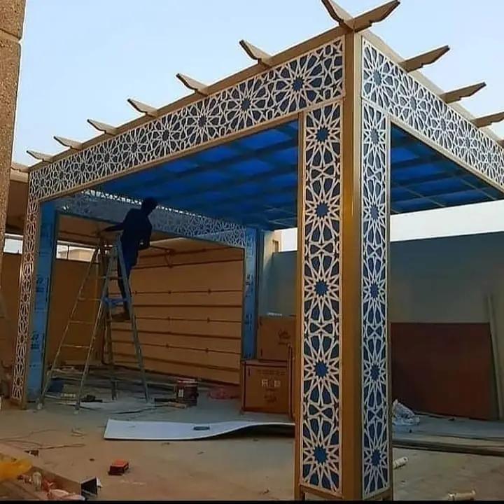 تركيب مظلات وجلسات خارجية حديثة لعام 2026حي القيروان