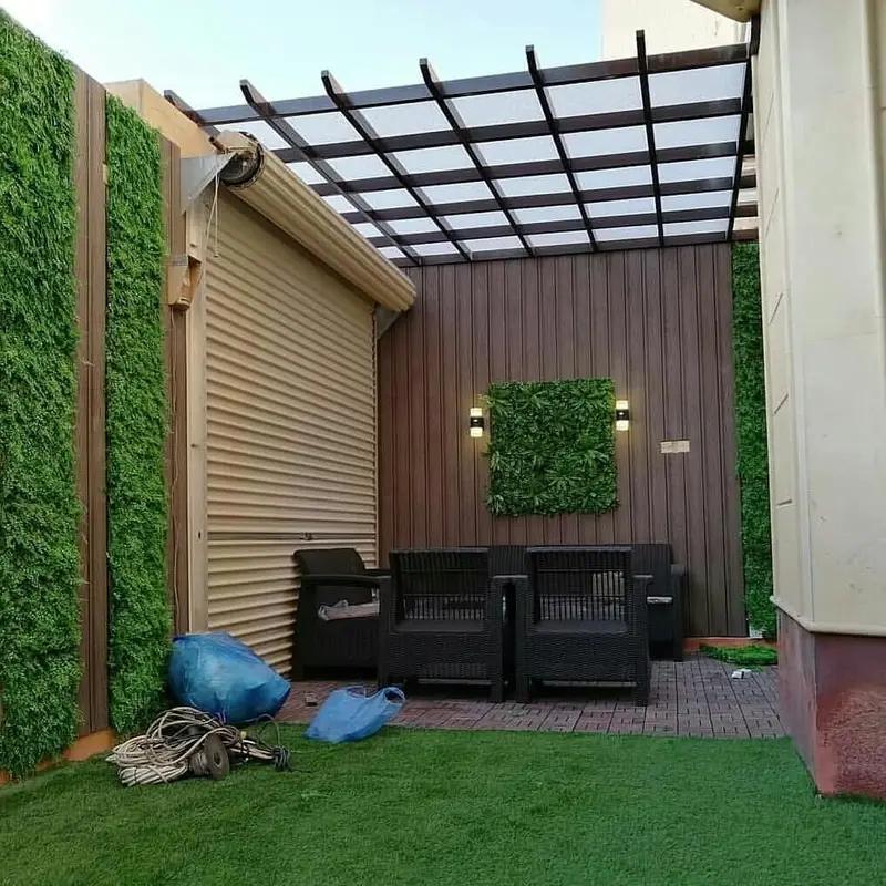 تركيب مظلات وجلسات خارجية حديثة لعام 2026حي القيروان