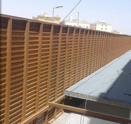 سواتر و مظلات في الرياض  لتغطية المسابح و الفلل و الحواجز الارضية و الاخشاب البلاستيكية