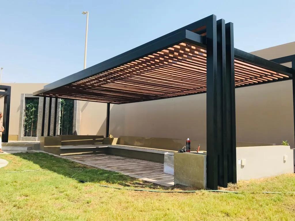 افضل تركيب برجولات لأحواش لفلل ومنازل بحي الخزامى بالرياض