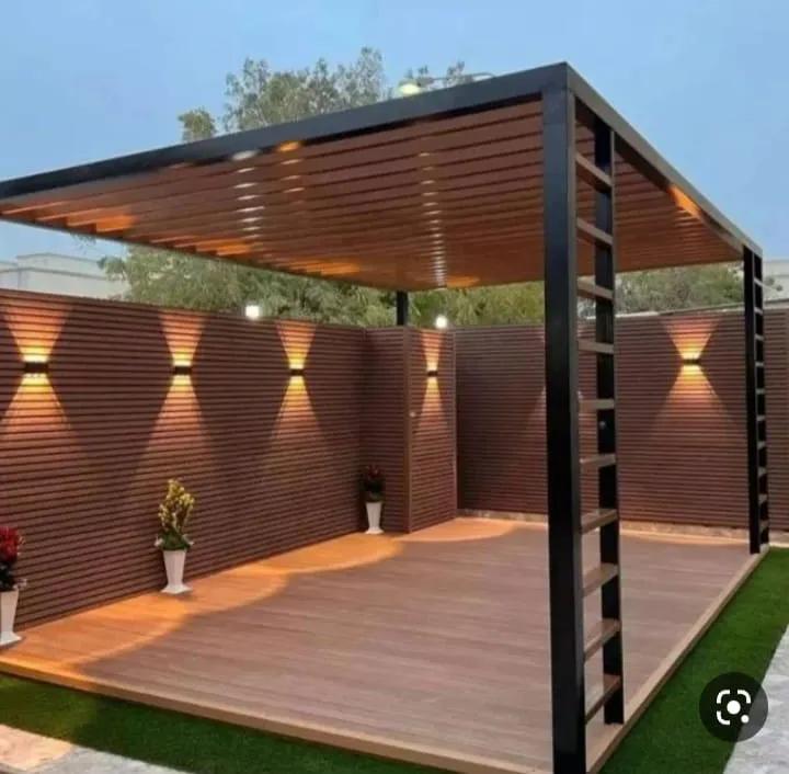 افضل تركيب برجولات لأحواش لفلل ومنازل بحي الخزامى بالرياض