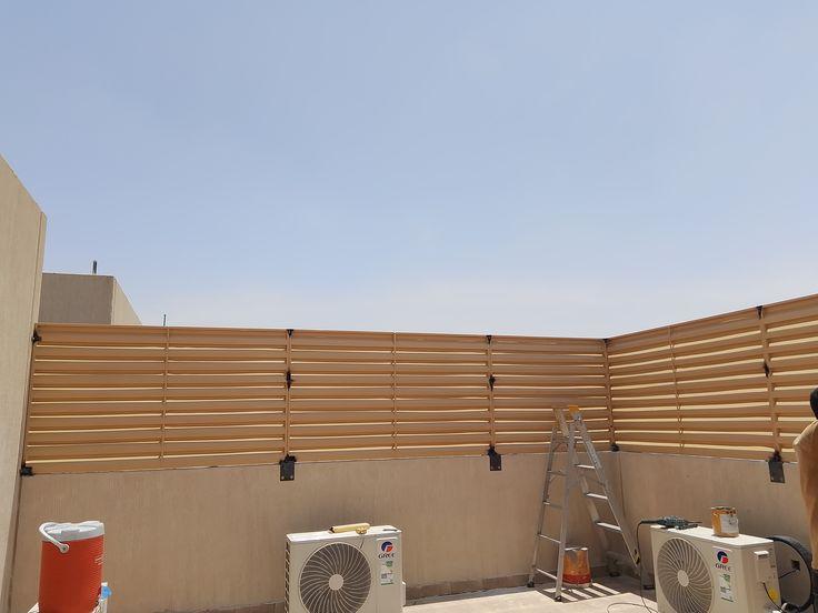 تركيب سواتر لأحواش الفلل والمنازل والاستراحات في حي لبن والخزامي بالرياض