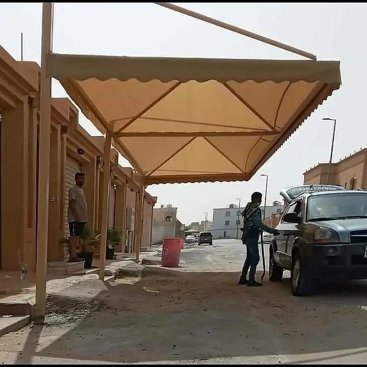 تركيب مظلات وجلسات خارجية حديثة لعام 2026حي القيروان