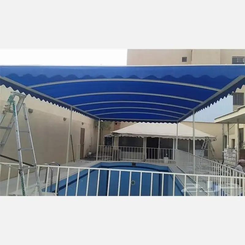 تركيب مظلات وجلسات خارجية حديثة لعام 2026حي القيروان