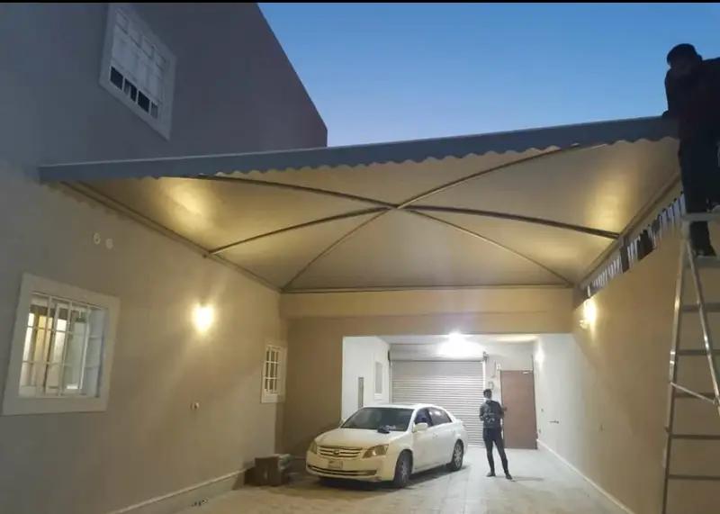 تركيب مظلات وجلسات خارجية حديثة لعام 2026حي القيروان