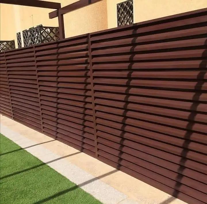 سواتر بديل الخشب في حي ام الحمام الغربي : جمال الخشب ومتانة المستقبل