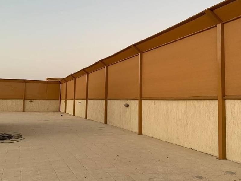 تركيب سواتر لأحواش الفلل والمنازل والاستراحات في حي لبن والخزامي بالرياض