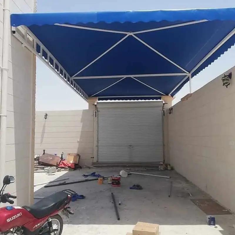تركيب مظلات وجلسات خارجية حديثة لعام 2026حي القيروان