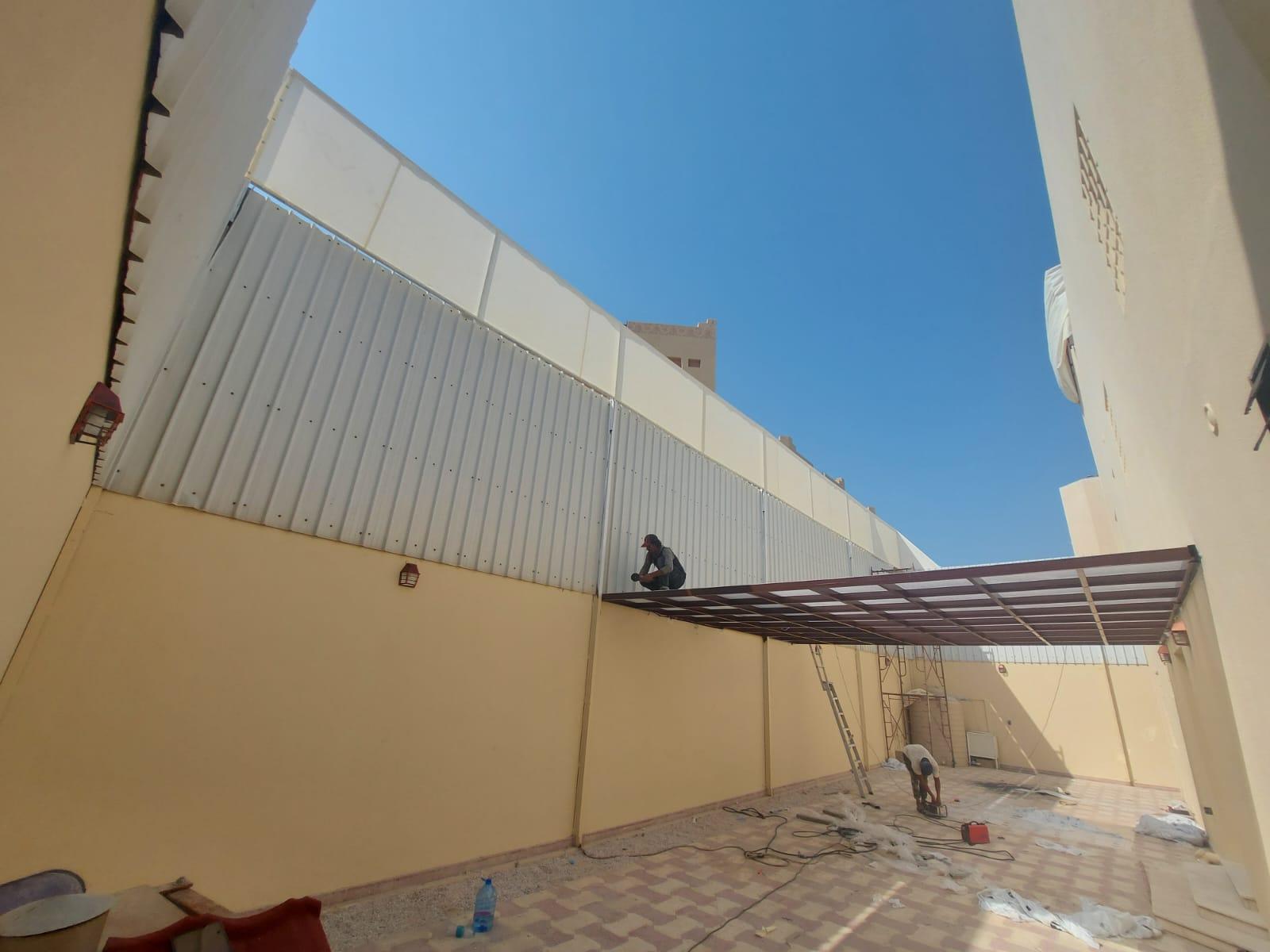 سواتر اسطح بافضل الاشكال والانواع في حي النرجس والياسمين بالرياض