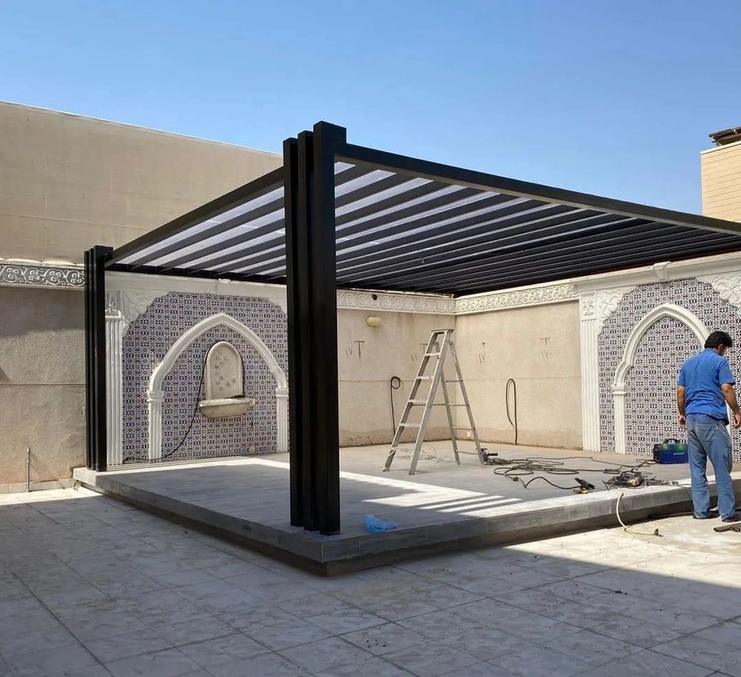 جلسات شتويه وبرجولات واحواض كلاسيكيه حي الشفاءوالرمال بالرياض