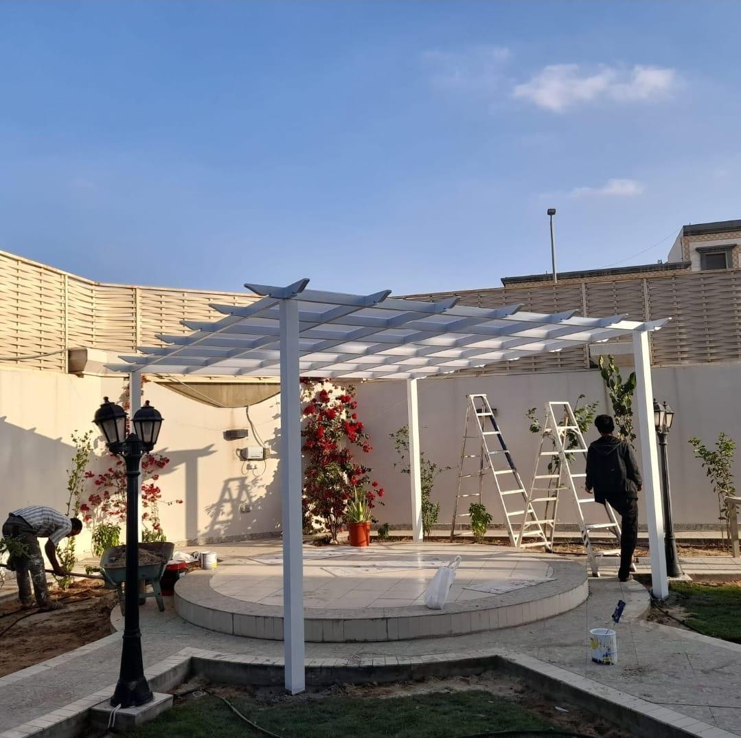 جلسات شتويه وبرجولات واحواض كلاسيكيه حي الشفاءوالرمال بالرياض