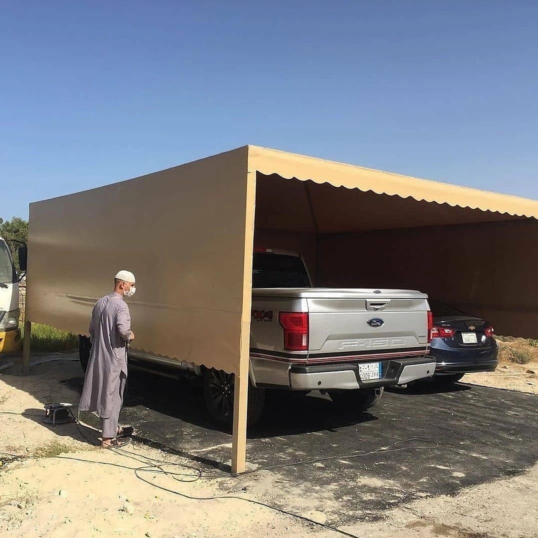 دليل لحداد تركيب مظلات وسواتر حي الرمال والملقا|بأنواع المظلات وأسعارها وأفضل الخامات