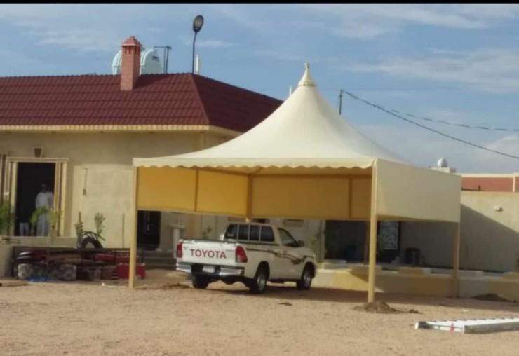 حدادمظلات مداخل المنازل والفلل في شمال الرياض