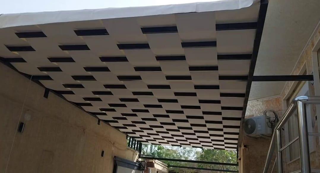 حداد تركيب مظلات حدائق منزلية في حي العقيق والعارض2026| أحدث التصاميم المودرن والصور لتركيب مظلات خارجية