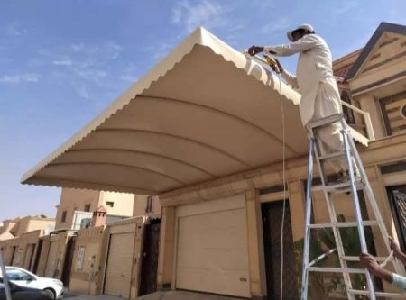 حدادمظلات مداخل المنازل والفلل في شمال الرياض