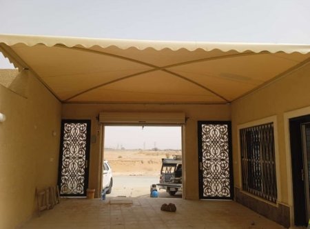 حدادمظلات مداخل المنازل والفلل في شمال الرياض