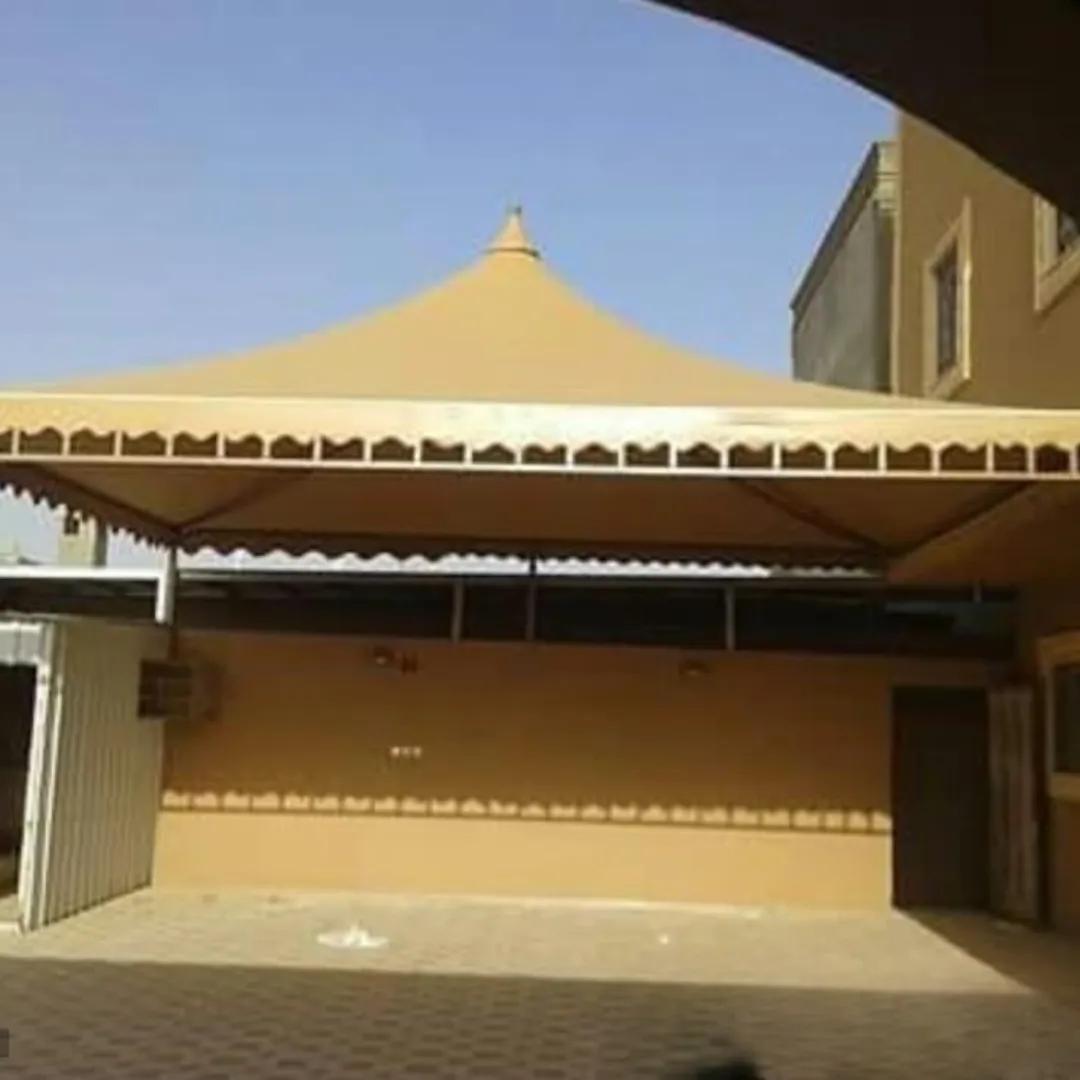 حداد ممتاز بتركيب مظلات جلد PVCبحي العزيزية والمزاحمية: الجودة والمتانة بأسلوب عصري