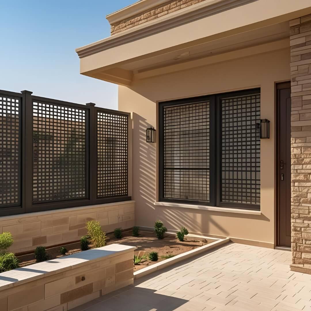 أفضل أنواع سواتر أحواش المنازل 2026حي حطين ومخرج 10،ومخرج 4| دليل الأسعار والتركيب والمميزات