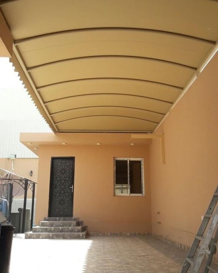 حدادمظلات مداخل المنازل والفلل في شمال الرياض