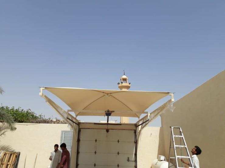 حدادمظلات مداخل المنازل والفلل في شمال الرياض