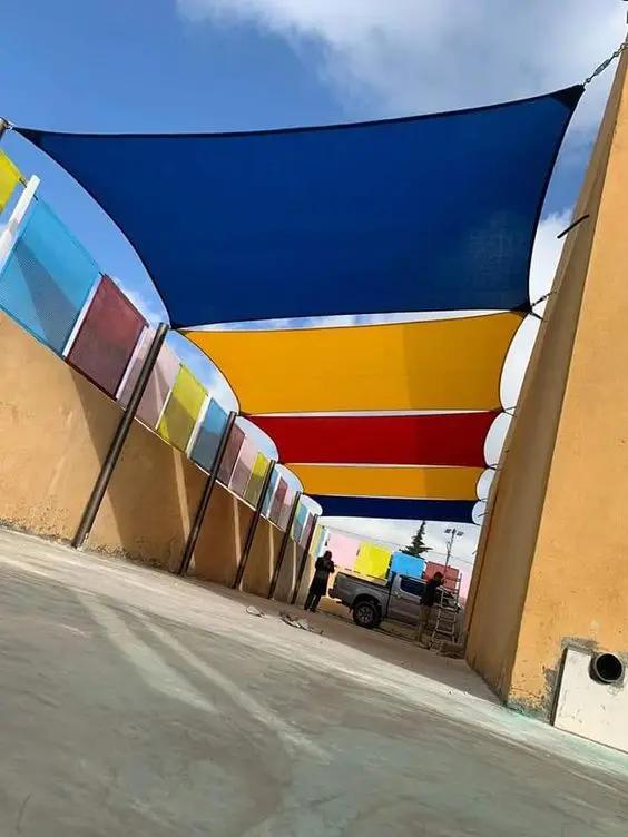 حدادمظلات مداخل المنازل والفلل في شمال الرياض