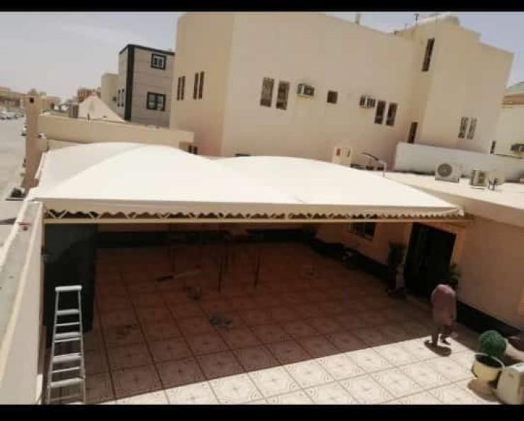 حدادمظلات مداخل المنازل والفلل في شمال الرياض