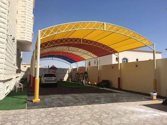 حدادمظلات مداخل المنازل والفلل في شمال الرياض