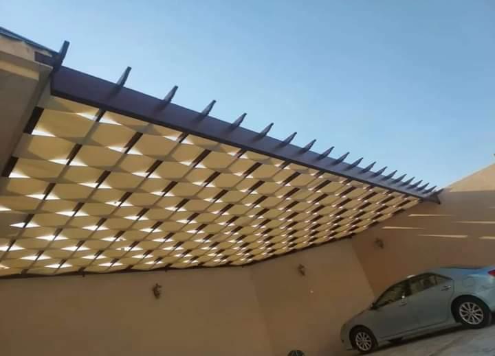 أفضل تركيب مظلات 2026حي طويق ومخرج 6| تصاميم حديثة بضمان 15 سنة وأسعار تنافسية