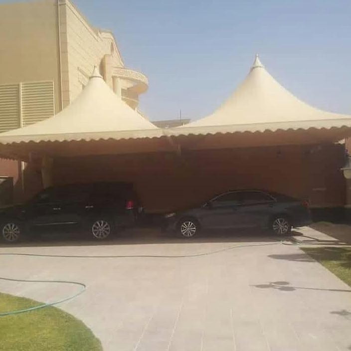 أفضل ورشه حدادةلاصلاح مظلات كراج مقوسة بتثبيت آمن بحي الملز والعليا