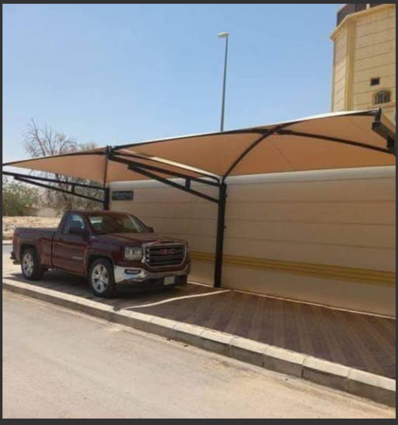 أفضل تركيب مظلات 2026حي طويق ومخرج 6| تصاميم حديثة بضمان 15 سنة وأسعار تنافسية