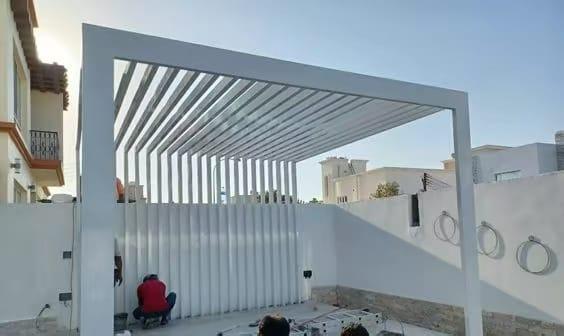 حدادتركيب برجولات حديد للأحواش حي الملقا:أفضل التصاميم العصرية لعام 2027 ومميزاتها